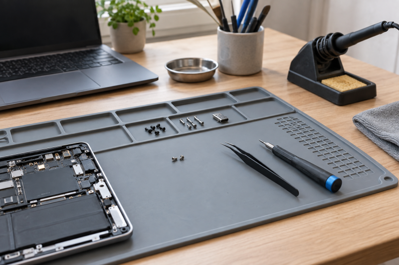 Silicone Soldering Mats for USB-C Repair Work