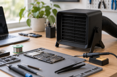 Solder Fume Extractors for Laptop Repair Benches