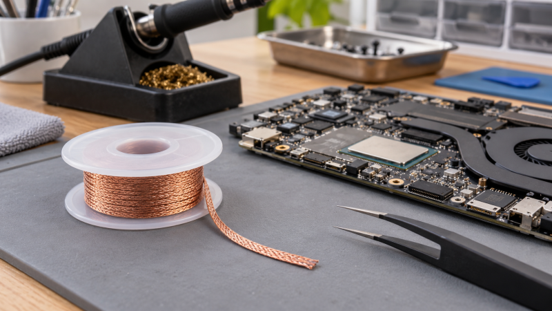 Solder Wick for Fine Laptop Repair Joints: Choosing the Best Fit
