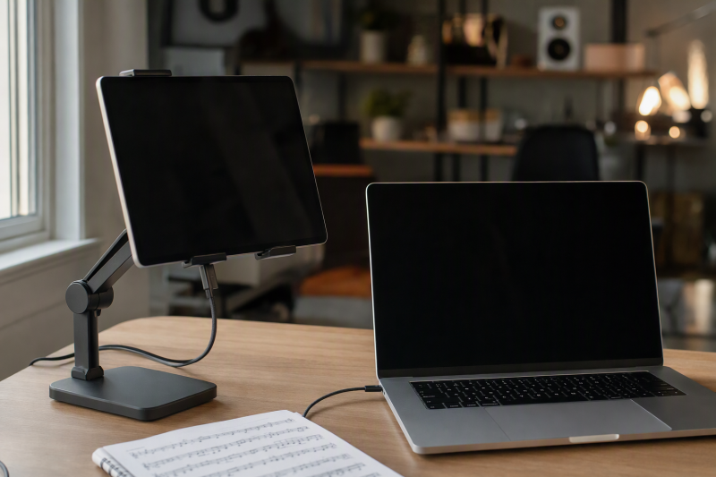 Top 8 Tablet Stands for Reading Scores Beside a Laptop