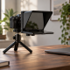 Top Compact Teleprompter Monitors and Beam-Splitter Kits for Desk Studios