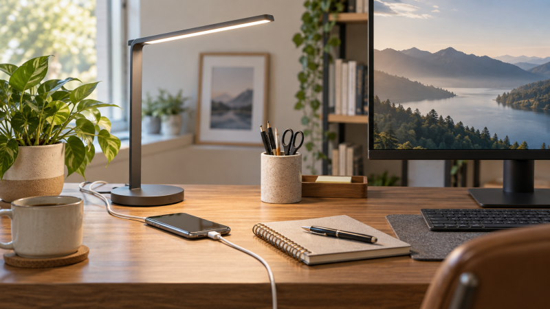 Top Desk Lamps with USB-C Charging Ports