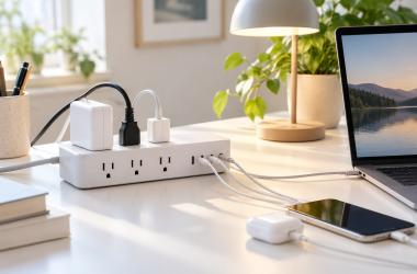 Top Desktop Power Strips with AC Outlets and 100W+ USB-C Charging