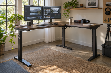 Top L-Shaped Standing Desks for Creator Workstations
