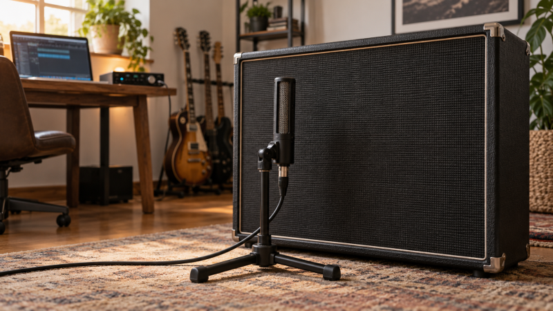 Top Ribbon Microphones for Guitar Cabinets in Home Studios