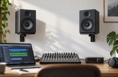 Top Studio Monitor Wall Mounts for Small Mixing Desks