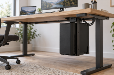Under-Desk PC Mounts for Small Workstations