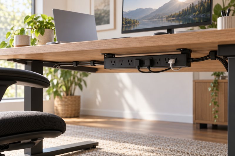 Under-Desk Power Strips for Cable-Clean Workstations: Buying Guide